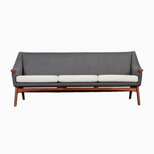 Gray 3-Seat Sofa by Johannes Andersen for CFC Silkeborg, 1960s