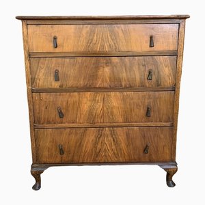 Antique Walnut Bedroom Chest of Drawers