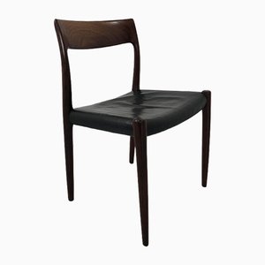 Sedia da pranzo in palissandro e teak di Niels Otto Møller per JL Møllers, Danimarca, anni '70