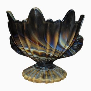 Art Deco Glass Cake Stand from United Glassware STS Abel, 1930s