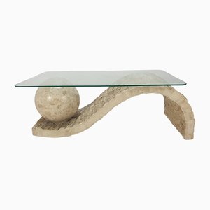 Mactan Stone Coffee Table by Magnussen Ponte, 1980s