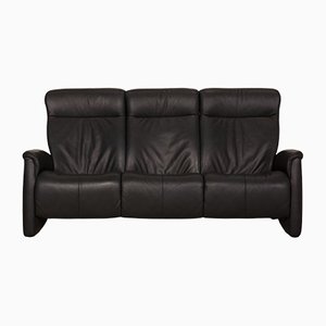 Anthracite Leather 3-Seater Sofa from Himolla