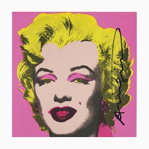 Marilyn Monroe, Einladungskarte, Siebdruck nach Andy Warhol, 1981