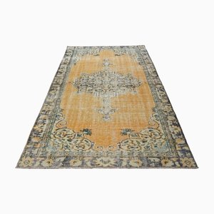 Handgemachter Vintage Orientalischer Medaillon Teppich