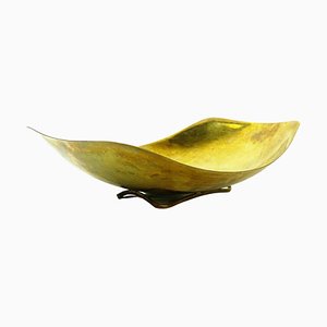 Mid-Century Austrian Brass Fruit Bowl in the Style of Hagenauer