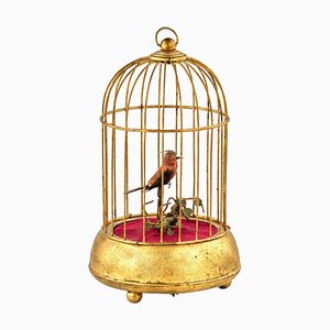 Caged Musical Toy Bird