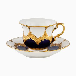 Porcelain Cup with Saucer from Meissen