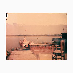 Mélanie Patris, View on the Gange, Varanasi, 2015, Impresión de pigmento