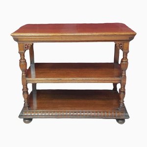 19th Century Oak Three-Tier Serving Stand or Table
