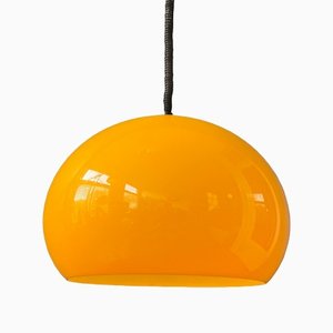 Large Yellow Pendant Light by Harvey Guzzini