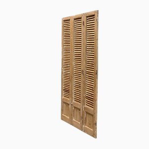 Antique Shutters in Wood, Set of 3