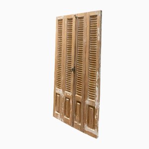 Antique Shutters in Wood, Set of 4