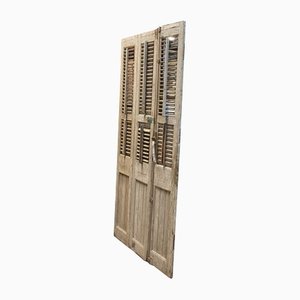 Antique Shutters in Wood, Set of 3