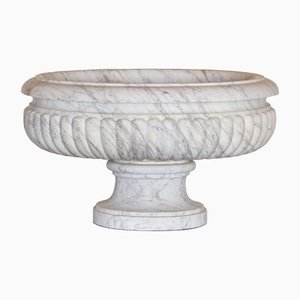 Large White Marble Wine Cooler