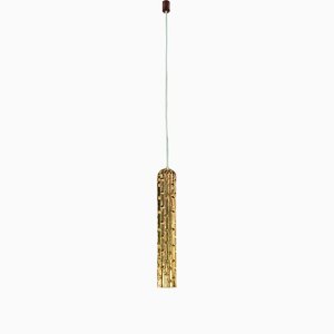 Lámpara de suspensión individual Pipe italiana de cristal de Murano de VGnewtrend