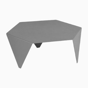 Gray Lacquered Metal Ruche Coffee Table by Giorgio Ragazzini for VGnewtrend