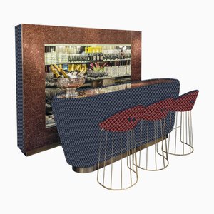 Bar with Glass Shock Flass Dark from VGnewtrend