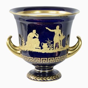 Große Deutsche Empire Porzellanvase von Hutschenreuther