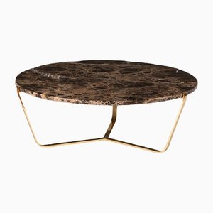 Italian Marble Emperador Dark Dolomiti Circular 31 Table from VGnewtrend