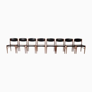 Dining Chairs by Grete Jalk for Glostrup Møbelfabrik, Denmark 1960s, Set of 8