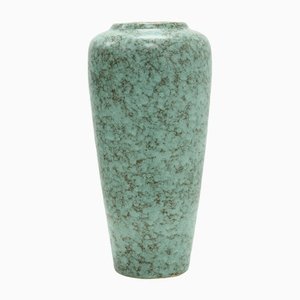 Mid Century German Turquoise Ceramic Vase from Scheurich, 1960s