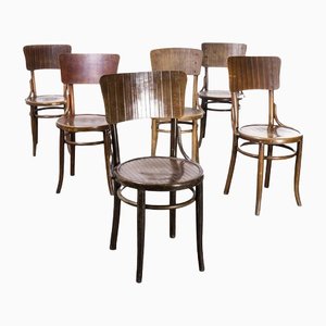 Bentwood Dining Chairs from Mundus, 1910s, Set of 6