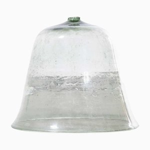 19th Century French Mouth Blown Glass Cloche