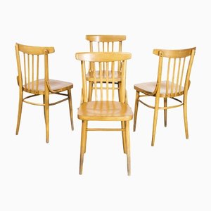 Bentwood Dining Chairs from TON, 1960s, Set of 4