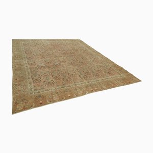 Large Vintage Beige Area Rug