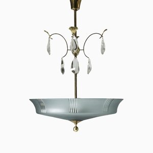 Ceiling Lamp by Elis Bergh from Orrefors