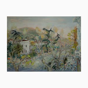 Giorgi Kukhalashvili, View From My Window, 2022, Oil on Canvas