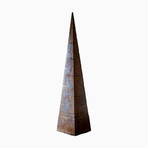 Large Bronze Obelisk Sculpture by Ken Bolan