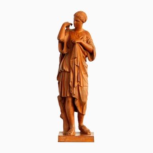 John Marriott Blashfield, Figurine de Diana De Gabies, 19ème Siècle, Terracotta