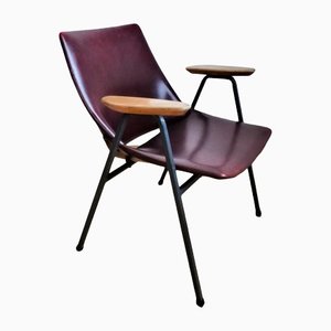 Silla Shell Mid-Century moderna de Niko Kralj, Yugoslavia, años 60