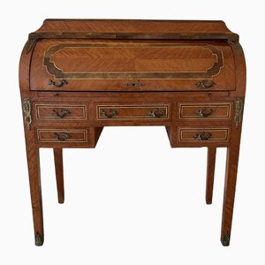 Sheraton Revival Writing Desk with Marquetry, 1890