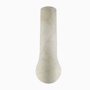Italian Bianco Low-Density Polyethylene Arena Carrara Collection Vase from VGnewtrend