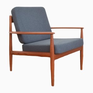 Mid-Century Danish Teak Lounge Chair by Grete Jalk for France & Søn, 1960s