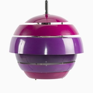 Space Age Pendant Lamp in Purple and Pink