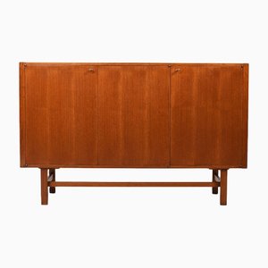 Credenza minimalista in teak, Danimarca, anni '60