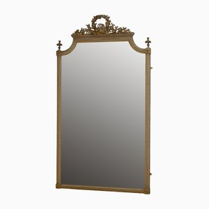Tall Antique Leaner Mirror
