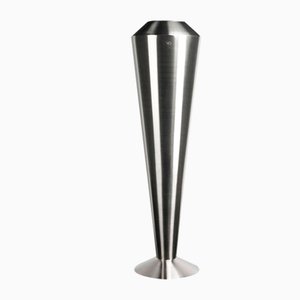 Jarrón Obelisk-Steel Satinato 180 italiano de VGnewtrend