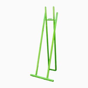 Italian Clothes Stand in Green Metal, 1970s
