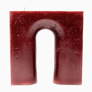 Trionfo Red Burn Candle by Gio Aio Design for Antica Cereria Morciano