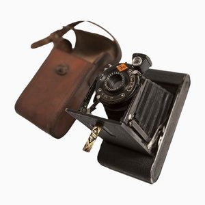 German Argentic Billy Camera with Leather Bag from AGFA, 1930
