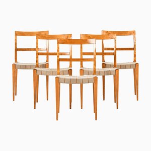 Bruno Mathsson Model Mimat Dining Chairs by Karl Mathsson, Värnamo, Set of 5