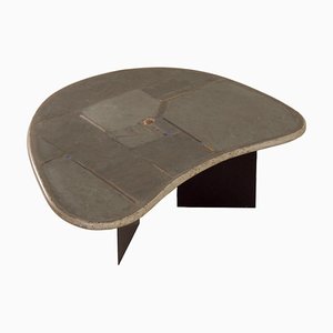 Kidney Shaped Natural Stone Coffee Table by Paul Kingma, 1995