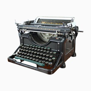 Model No. 6-11 Underwood Typewriter by Elliot Fisher Usa, 1935