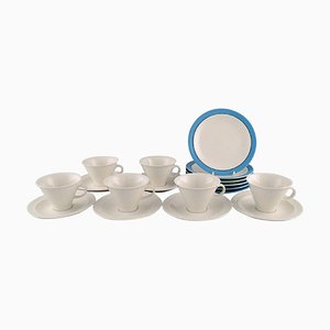 Harlequin Porcelain Coffee Service by Inkeri Leivo for Arabia, Set of 18