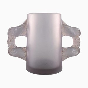 Vaso Sylvia in vetro di René Lalique