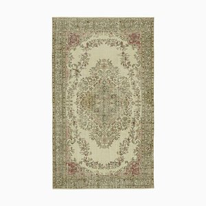 Alfombra turca vintage en beige